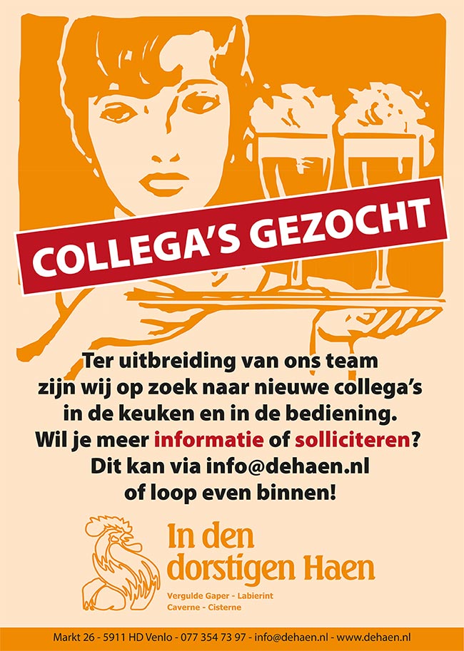 Collega's gezocht! (vacatures)